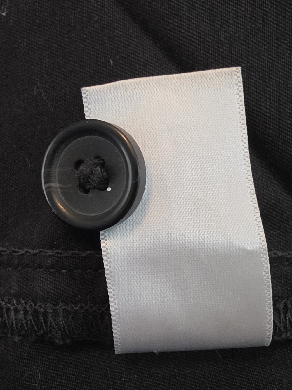 Everlane Lightweight Wide Leg Crop Stretch Cotton Pants Washed Black Womens 00 - Picture 11 of 11